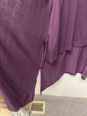 Time & Tru Plum Duster/Blouse Combo Size XL (16-18) - Thumbnail 4