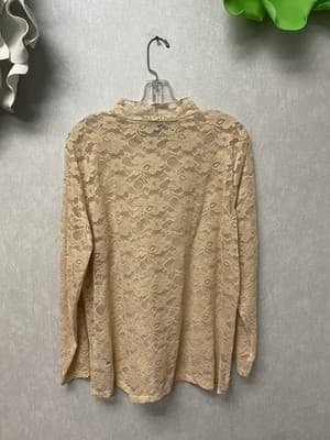 Torrid Bone Lace Blouse Size (0) M-L - Thumbnail 5