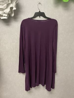Time & Tru Plum Duster/Blouse Combo Size XL (16-18) - Thumbnail 6