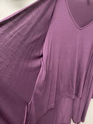 Time & Tru Plum Duster/Blouse Combo Size XL (16-18) - Thumbnail 3