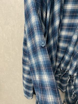 Falls Creek Blue Multi Cardigan Sweater Size XL - Thumbnail 5