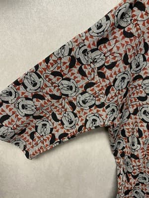 LuLaRoe Irma Grey/Red Disney - Minnie Highlow Top Size Small - Thumbnail 5