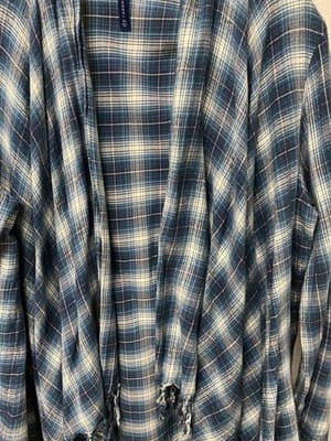 Falls Creek Blue Multi Cardigan Sweater Size XL - Thumbnail 2