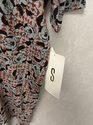 LuLaRoe Irma Grey/Red Disney - Minnie Highlow Top Size Small - Thumbnail 6