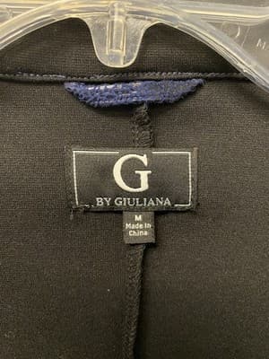 G. By Giuliana Blue Snakeskin Look Vest Size Medium - Thumbnail 4