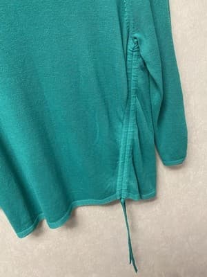 Chico’s Green Sweater Size 2 (M-L) - Thumbnail 2