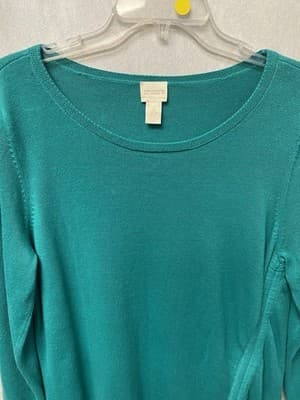Chico’s Green Sweater Size 2 (M-L) - Thumbnail 3