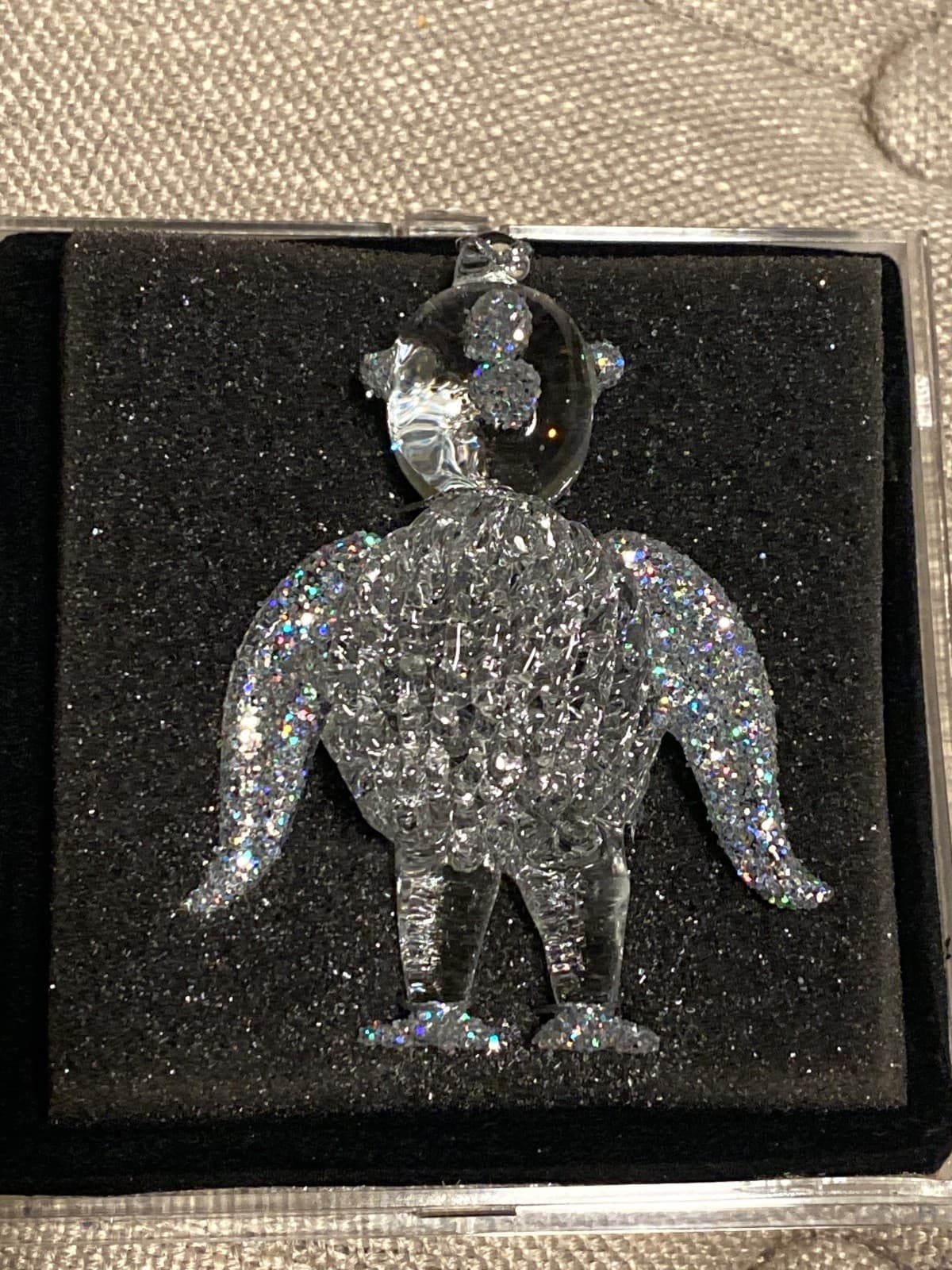 Lot of 2 Unique Treasures Hand Spun Glass Christmas Ornaments w/ Cases - Thumbnail 7