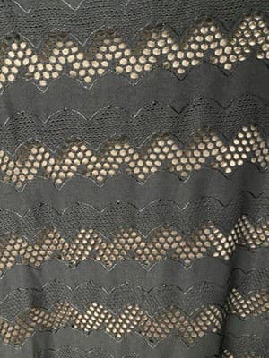 Derek Heart Black/Bone Cutout Dress Size Large - Thumbnail 3