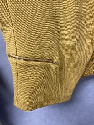 C’est Toi Yellow Lace Back Blazer Size 2XL Fits Like 1xL - Thumbnail 5