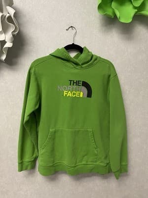 North Face Youth Green Hoodie Size (18/20) - Image 1