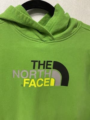 North Face Youth Green Hoodie Size (18/20) - Thumbnail 2