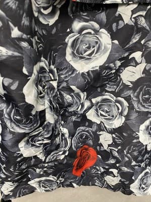 Rue 21 Black/White/Red Hoodie Jacket Size Small - Thumbnail 4