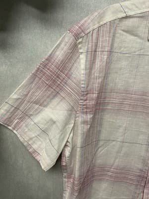 Men’s Joseph Abboud Pink Multi Shirt Size Med - Thumbnail 2