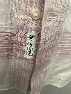 Men’s Joseph Abboud Pink Multi Shirt Size Med - Thumbnail 5