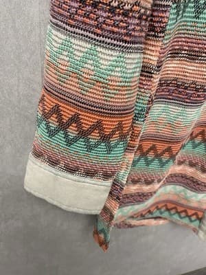 Missy Me Pink/Green Long Sleeve Dress/Tunic Size Med - Thumbnail 3