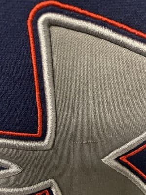 Under Armour Navy/Silver Hoodie Size Med - Thumbnail 3