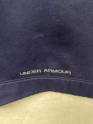 Under Armour Navy/Silver Hoodie Size Med - Thumbnail 10