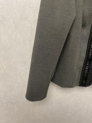 Coldwater Creek Grey/Black Blazer With embroidery Size 16 - Thumbnail 6