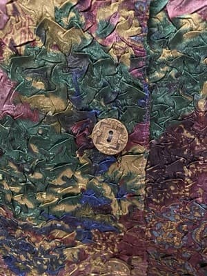 ABC Collection Purple/Green Multi Jacket/Dress Size M-L - Thumbnail 3