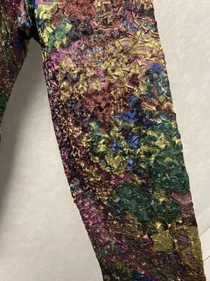 ABC Collection Purple/Green Multi Jacket/Dress Size M-L - Thumbnail 5