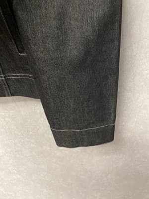 Ella Black Denim 2pc Jacket And Skirt Suit Size M/7 - Thumbnail 7