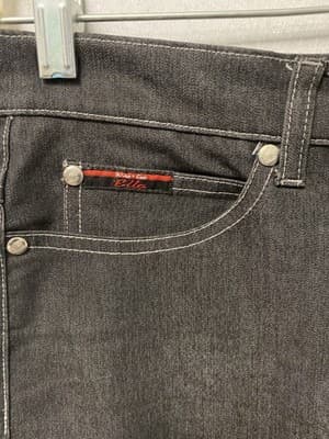 Ella Black Denim 2pc Jacket And Skirt Suit Size M/7 - Thumbnail 13