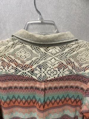 Missy Me Pink/Green Long Sleeve Dress/Tunic Size Med - Thumbnail 9