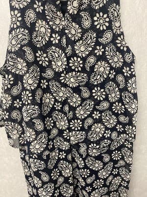 Tommy Hilfiger Blue/White Floral Dress Size 14 - Thumbnail 5