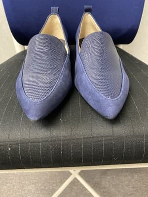 Alex Marie Navy Flats Size 9 - Thumbnail 3