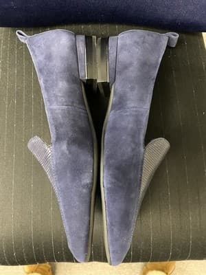 Alex Marie Navy Flats Size 9 - Thumbnail 6