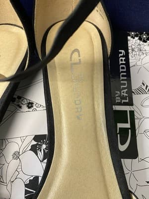 Chinese Laundry Black Microsuede Flats Size 9 - Thumbnail 3