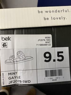 Wonderly Braided Straps Sage Size 9.5 M Ladies Sandals Gayle Collection - Thumbnail 9