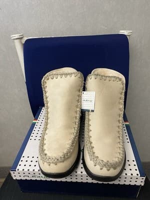 Flexus-Spring Step Beige Microsuede Boots Size 9.5/10 - Thumbnail 4