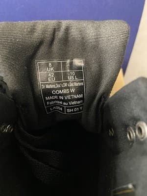 Dr. Martens Black Boots W/ Soles Bouncing Size 10 - Thumbnail 7