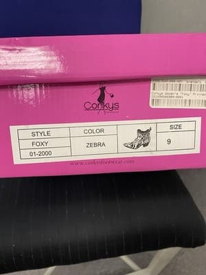 Corkys Zebra Print Rubber Booties Size 9 - Thumbnail 8