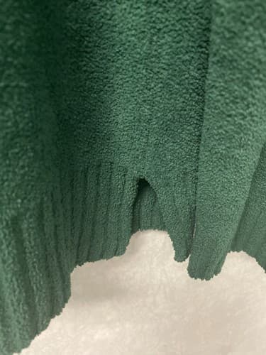 Denim & Co Green Cowl Neck Sweater Size Medium - Thumbnail 5