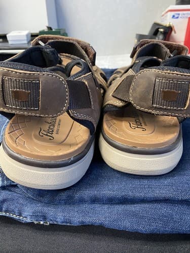 Florsheim Men’s Leather Sandal Size 11W - Thumbnail 8