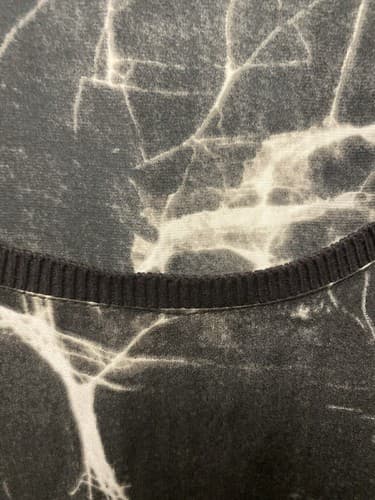 Simply Vera Vera Wang Black And White Asymmetrical 3/4 Sleeve Blouse/Size XL - Thumbnail 5