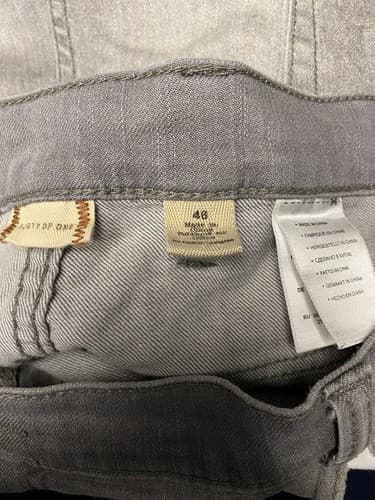 Society of One 1 mens denim Size 48 Distressed Shorts - Thumbnail 3