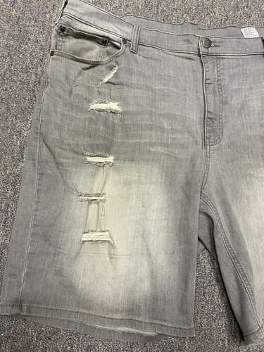 Society of One 1 mens denim Size 48 Distressed Shorts - Thumbnail 4
