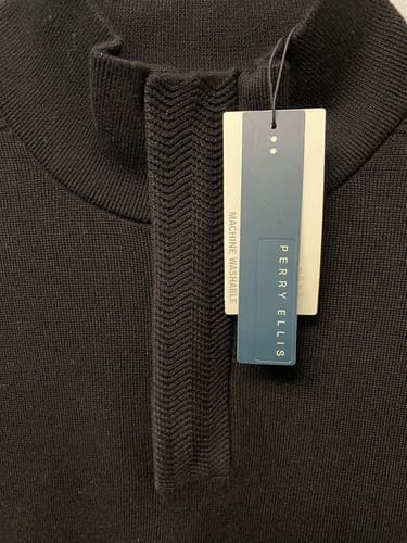 Perry Ellis Black Men’s Sweater Size XL NWT - Thumbnail 5