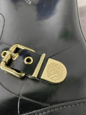 Vince Camuto Black Rubber Boots Size 10M - Thumbnail 4