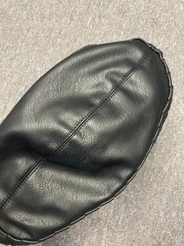 Madison West Hobo Black Braided Vegan Leather Handbag Slouchy Purse Basket - Thumbnail 3