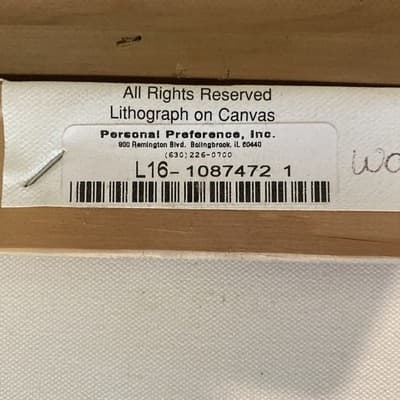 Elaine Dungill 1987 Mother and Child Oil Painting in Gold Frame - Thumbnail 7