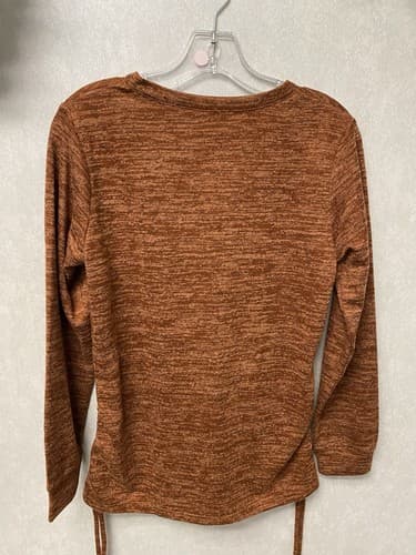 Wiholl Rust Sweater Size Small With Side Ruched Drawstring - Thumbnail 7