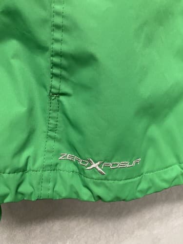 Zero Xposure Green Raincoat Full Zip Waterproof Rain Jacket Women's Size L - Thumbnail 4