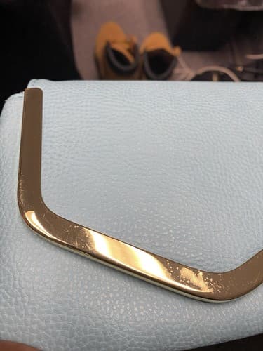 Charming Charlie Mint/Gold Crossbody/ Wristlet Bag - Thumbnail 10