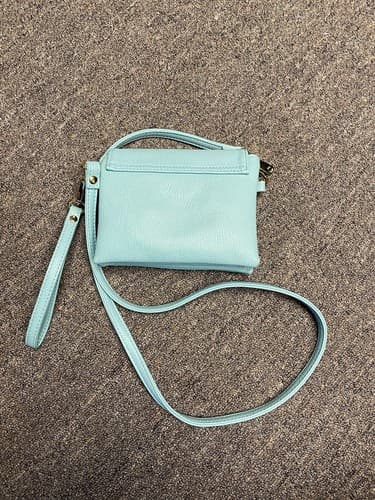 Charming Charlie Mint/Gold Crossbody/ Wristlet Bag - Thumbnail 6