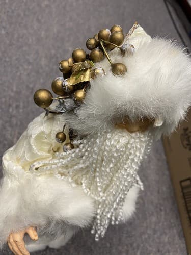 Christmas Santa Tree Topper Table Top Figurine - Thumbnail 3